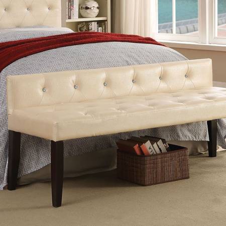 GALEN BENCH PEARL WHITE CM-BN6795WH-L (LARGE)